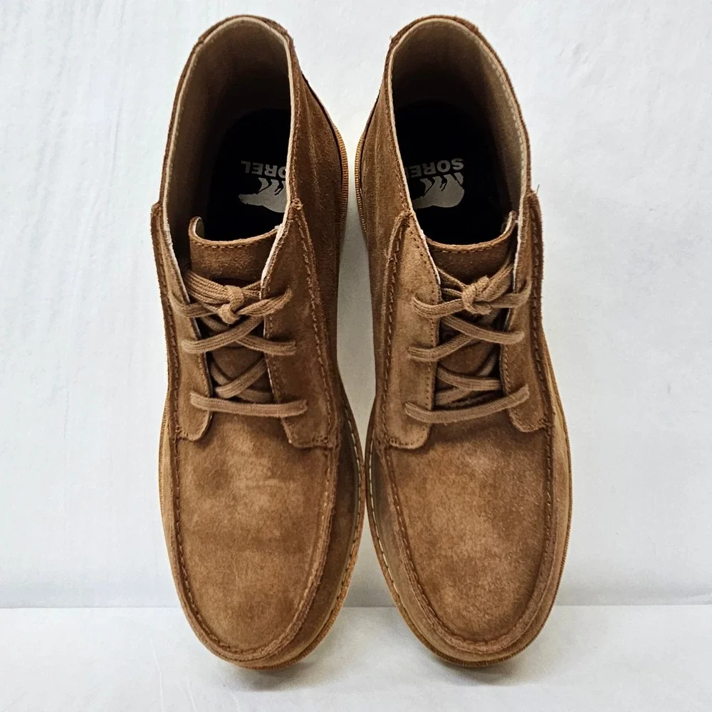 SOREL Slabtown 62 Stoic Mid Chukka Boots NM5306-242 Velvet Tan Mens Size 10